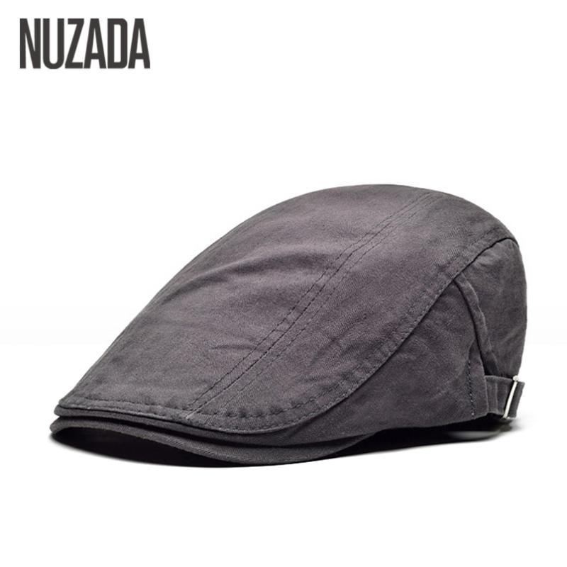

NUZADA 2020 Solid Color Pure Cotton breathable Men Women Beret Hats Flat Visor Caps Classic Fashion Cap Boina Chapeu, 05