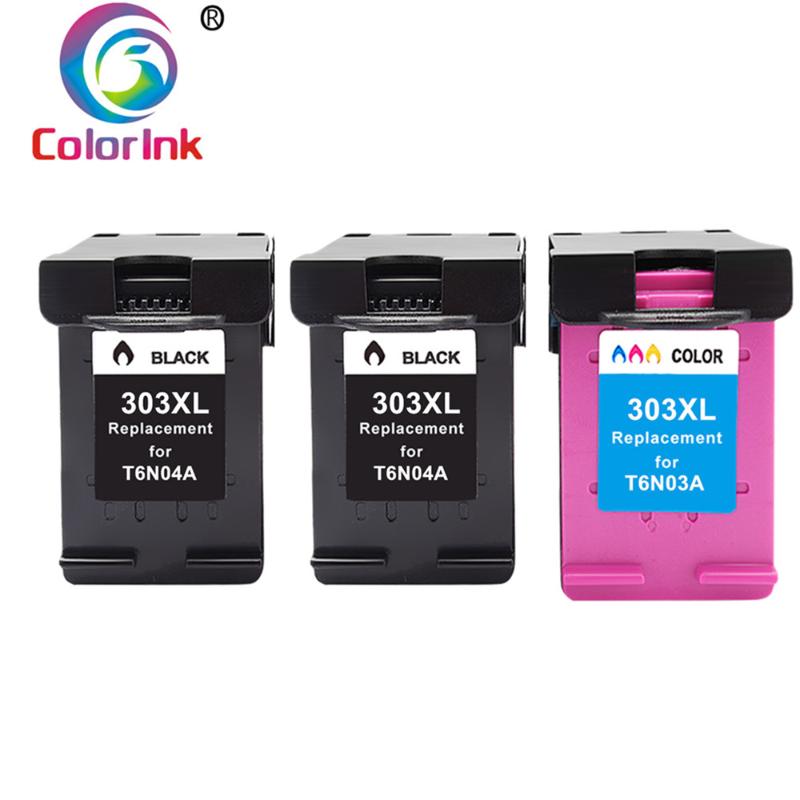 

ColoInk 303XL Compatible Ink Cartridge 303 Replacement For 303 xl Envy Photo 6220 6230 6232 6234 7130 7134 7830 Printer