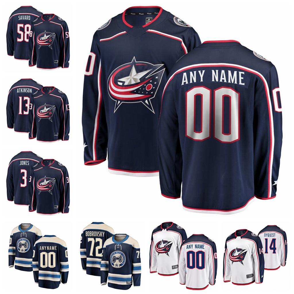 

Columbus Blue jackets jerseys 13 Cam Atkinson 3 Seth Jones 71 Nick Foligno 8 Zachary Werenski Customize any number any name hockey jersey, Black;red
