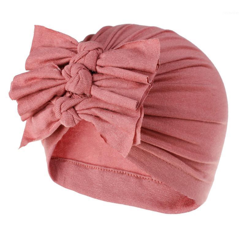 

New Winter Baby Hat for Girls Big Bow Autumn Turban Baby Cap Photography Props Infant Beanie Girl Hat Accessories 11 Colors1, White
