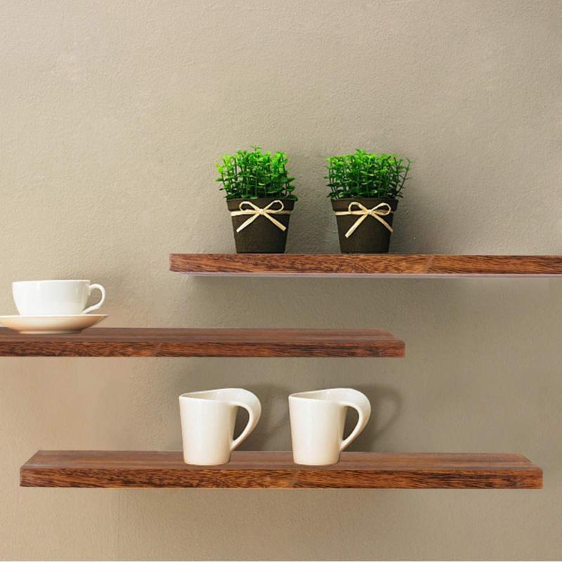 

Other Home Decor Floating Shelves Rustic Wood Wall Shelf Storage Rack Mounted Decorative Display