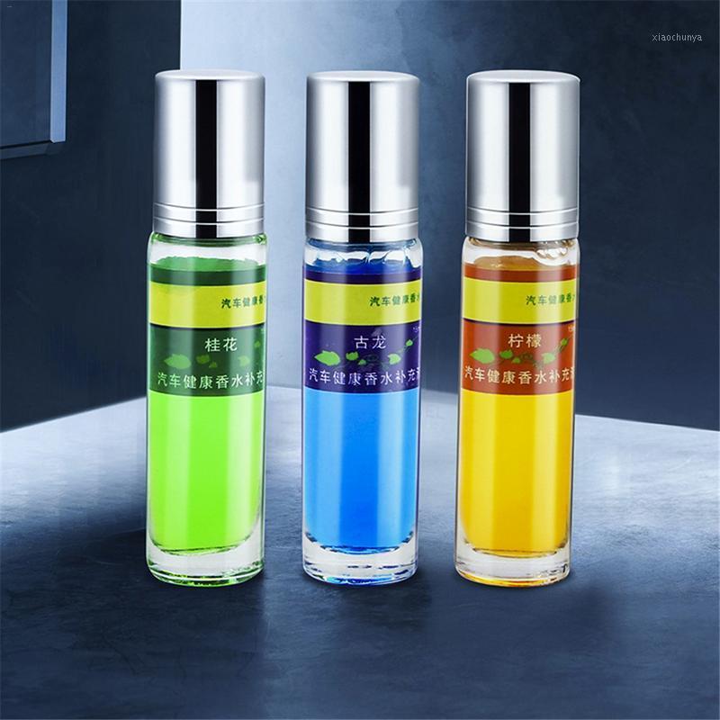 

3pcs Flavors Can Be Replaced Car Perfume Essential Oil Replenisher Plant Spice Blue Cologne Green Osmanthus Yellow Lemon Flavor1