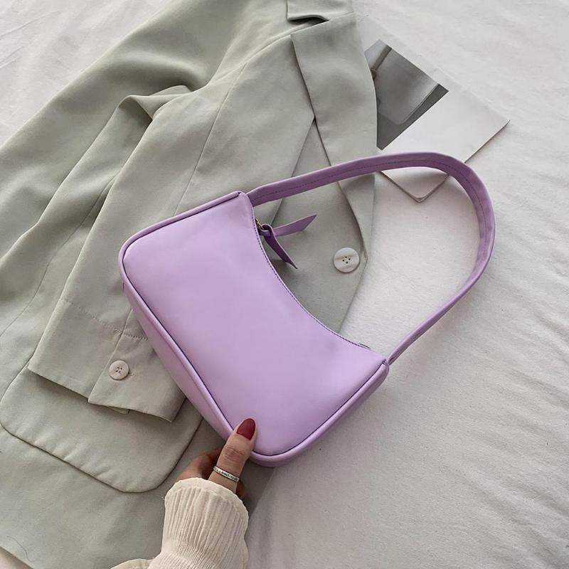 

Retro Shoulder Bag Vintage Handbag Hobos Bag for Women PU Leather Female Baguette Subaxillary Mini Bolsa Bolsa Feminina 2021, Beige