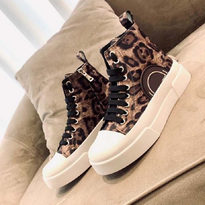 

Fashion Top Quality Designer shoes real Gao Bang leather Handmade Multicolor Gradient Technical sneakers men women famous shoe Trainers by 1978 003, #7