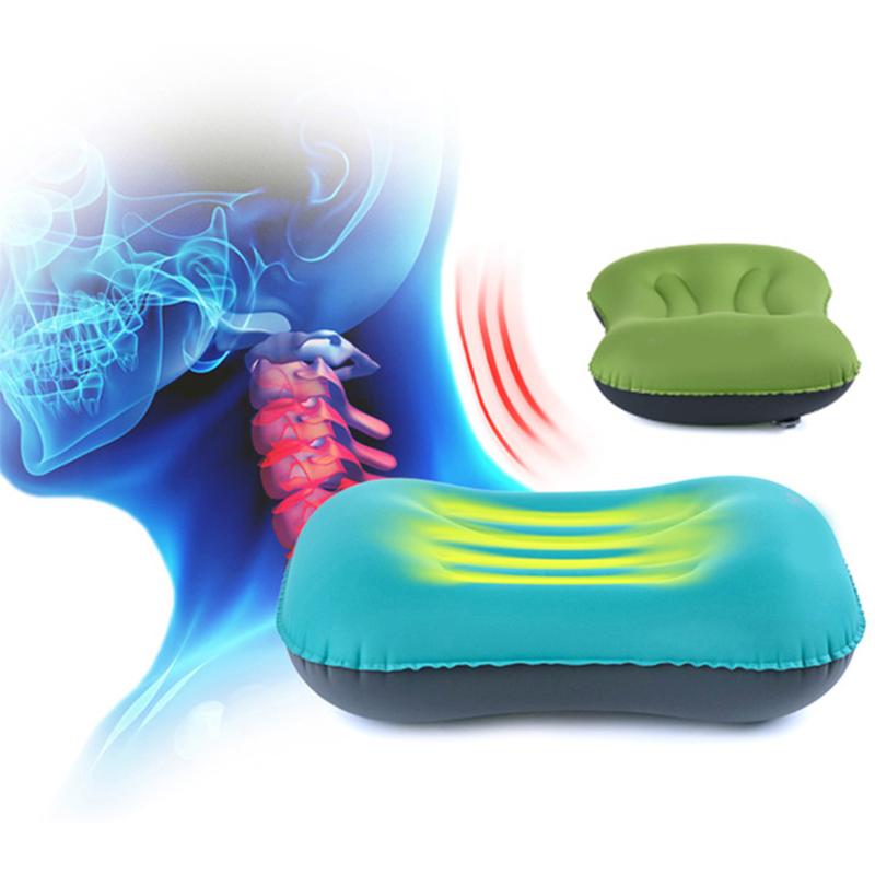 

Durable Air Inflatable Neck Pillow Outdoor Travel Soft Sleeping Pillow Beach Pillow10