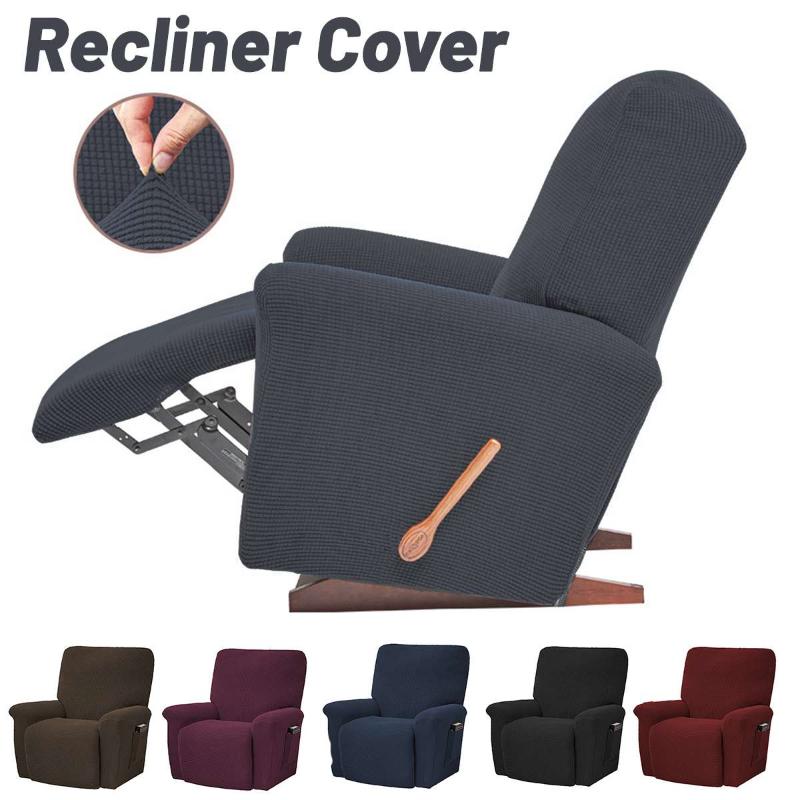 

Recliner Chair Covers Waterproof Slipcovers Four-piece Full Coverage Elastic Armchair Cover Thickened Sofa Couch Protector Cover