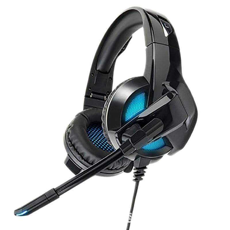 

Gaming Headset Collapsible Gaming Headset Computer with Microphone, for Computers, Notebooks, Ps4, Black