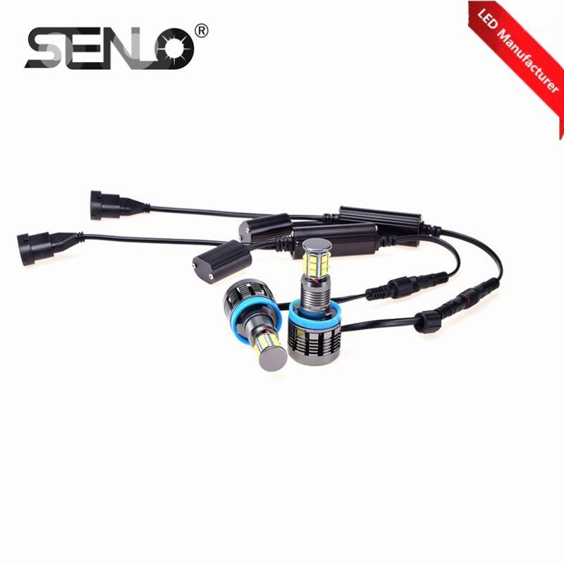 

No Error Free LED 180w*2 High Power 2400lm Angel Eyes Marker Halo Ring Light Lamp LED H8 Bulb For E90 E92 E82 E60 E70 X5 X61