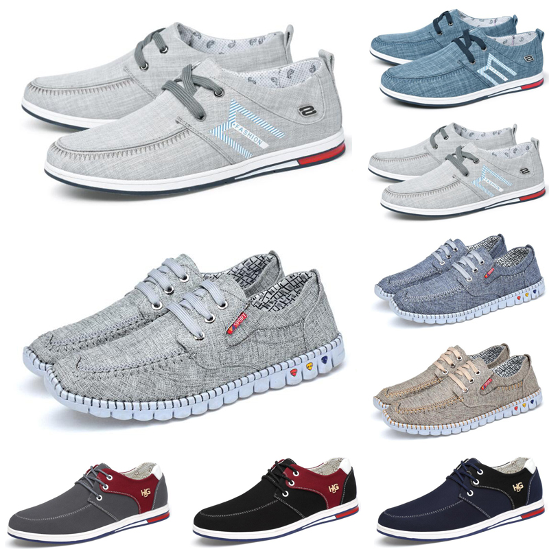 

cheap Designer men casual shoes Low-cut all-match breathable fashion comfortable canvas shoes mens trainers sneakers size 40-44, #1