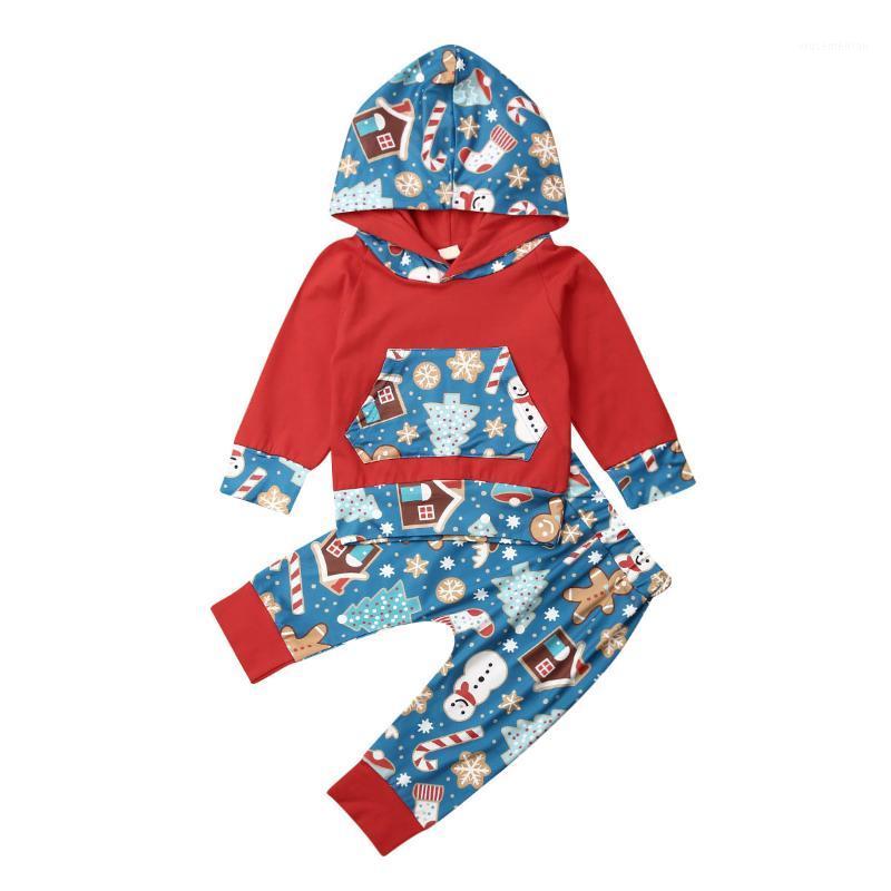 

Christmas Xmas Clothes Toddler Baby Boy Clothes Christmas Hooded Tops Pants Outfits Set Tracksuit 0-3T1, As pic