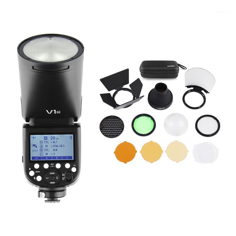 

Professional Camera Flash Speedlite Round Head Wireless 2.4G Fresnel Zoom for D5300 D750 D850 D7100 Z7Cameras Camcorder1