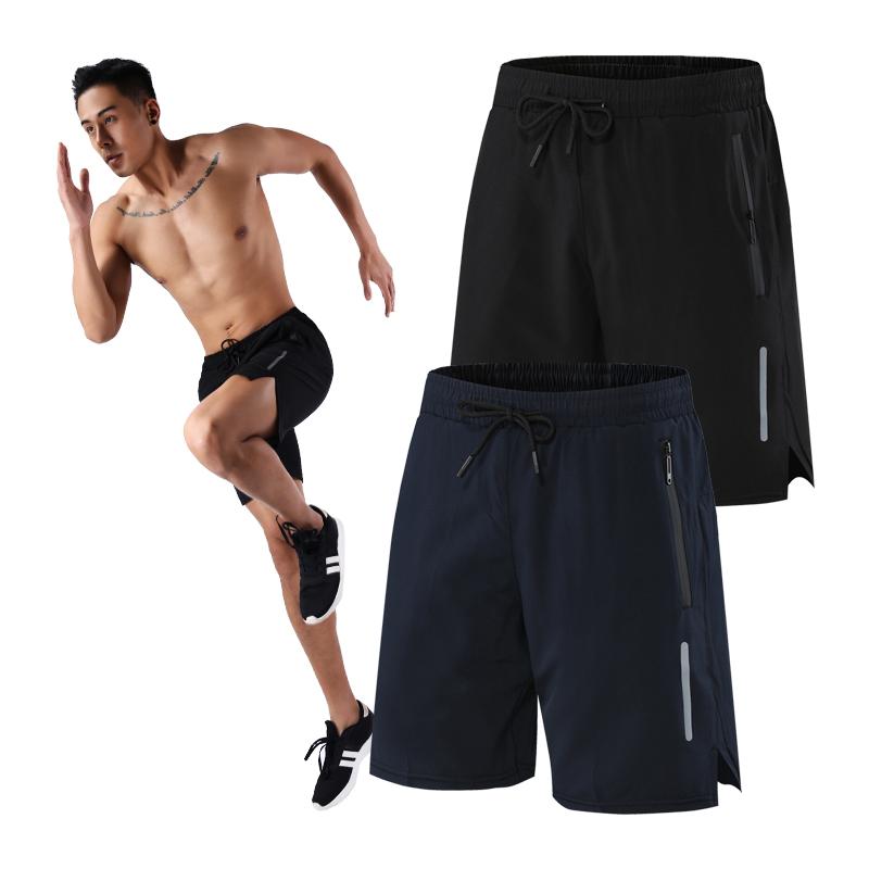

Men Gym Shorts Quick Dry Running Compression Shorts Fitness Casual Sweatpants Man Training Sports, Black