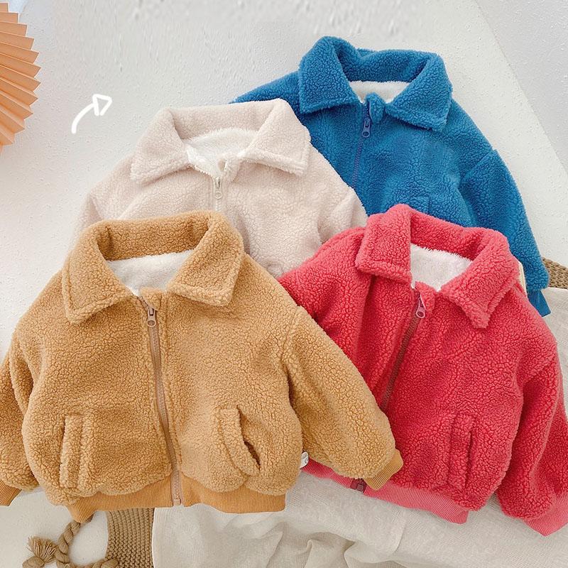 

Down Coat Kids Winter Thick Jacket Child Warm Outwear Embroidered Cotton Coats A030211225, Blue;gray