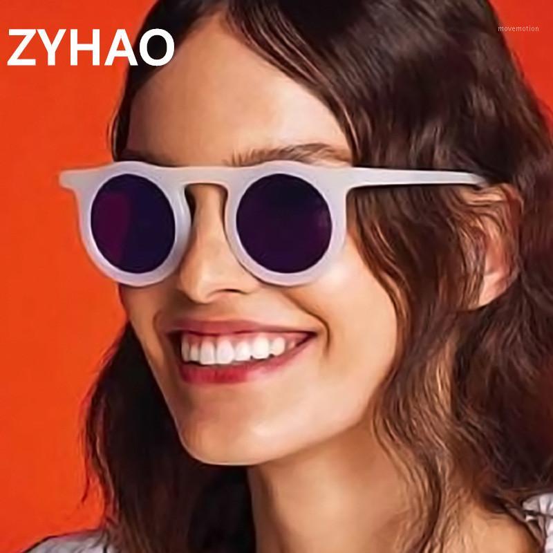 

2020 Retro Round Sunglasses Men Small Frame Plastic Black Pink Sunglasses Shades for Women Colorful Sun Glasses Oculos1