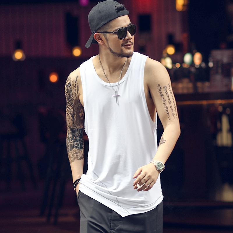 

2021 The New Upper Part of Muscle Tank Academics Clothes Collection Men Singlet Muscular Label Shirt for the Handless Collective Child 0ush, White