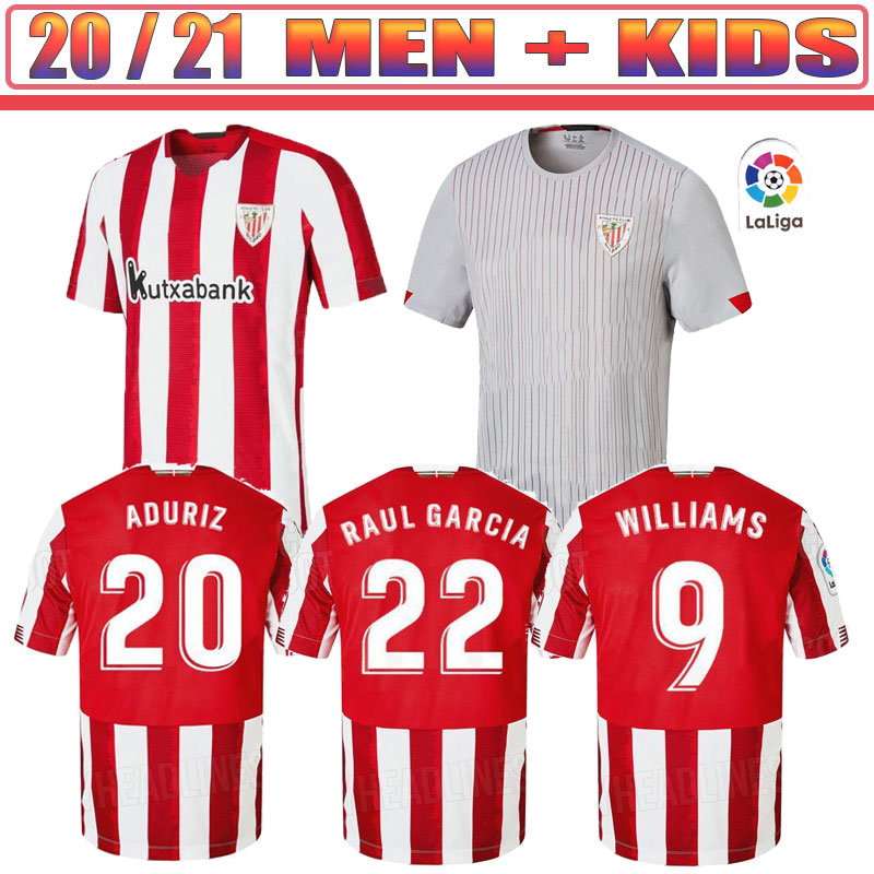 

2020 2021 bilbao Soccer Jersey Athletic WILLIAMS MUNIAIN ADURIZ football shirts I.MARTINEZ RAUL GARCIA Camiseta de futbol Men uniforms