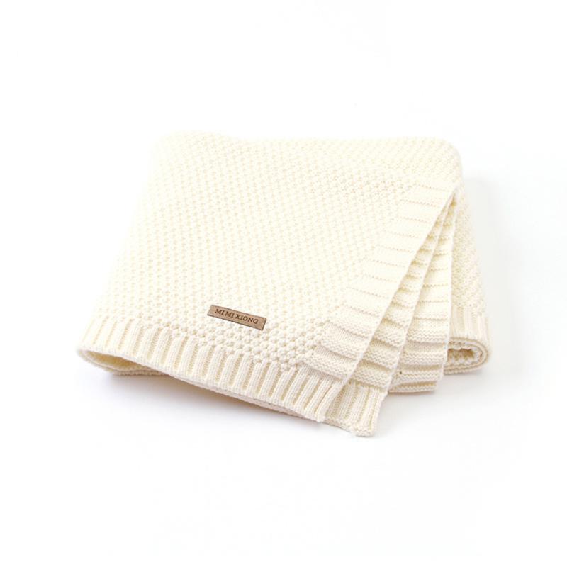 

ZWY674 Baby Blankets Summer Cotton Solid Candy Colors Travel Stroller Towel Newborn Baby Bedding Swaddle Toddler Photography, White