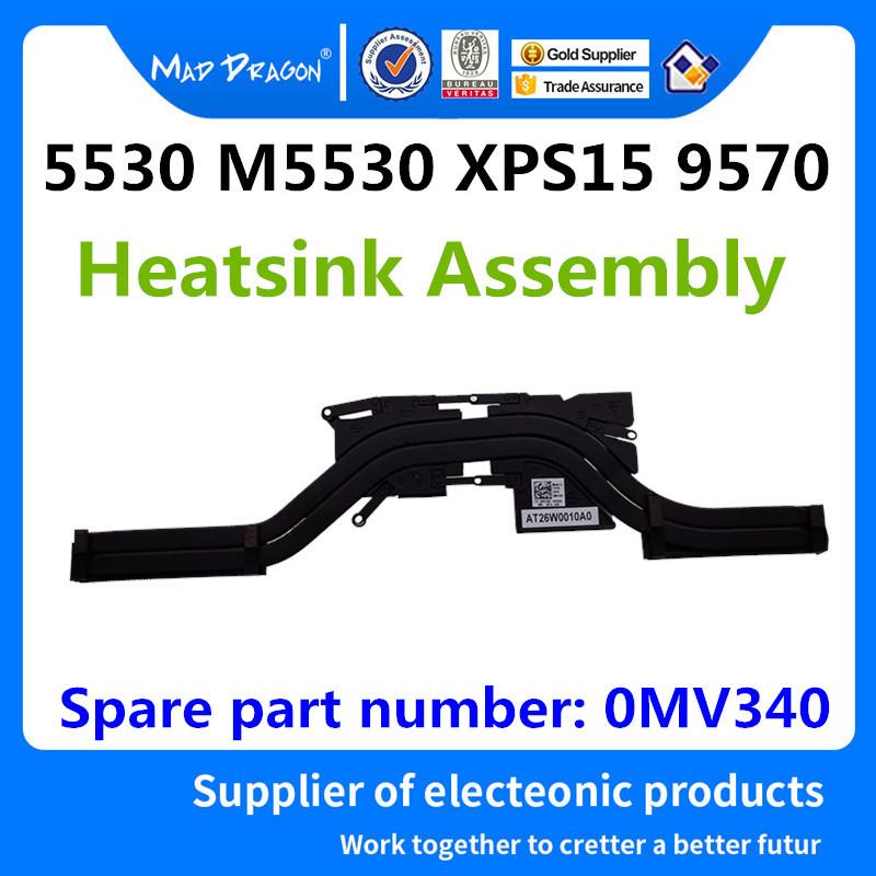 

MAD DRAGON Brand laptop new Cooler Cooling Heatsink Assembly For Precision 5530 M5530 XPS15 9570 MV340 0MV340 AT26W0010A0