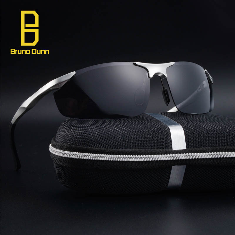 

Aluminum Magnesium Men's Sunglasses Polarized Blue Coating Mirror Sun Glasses Male masculino Eyewear Accessories
