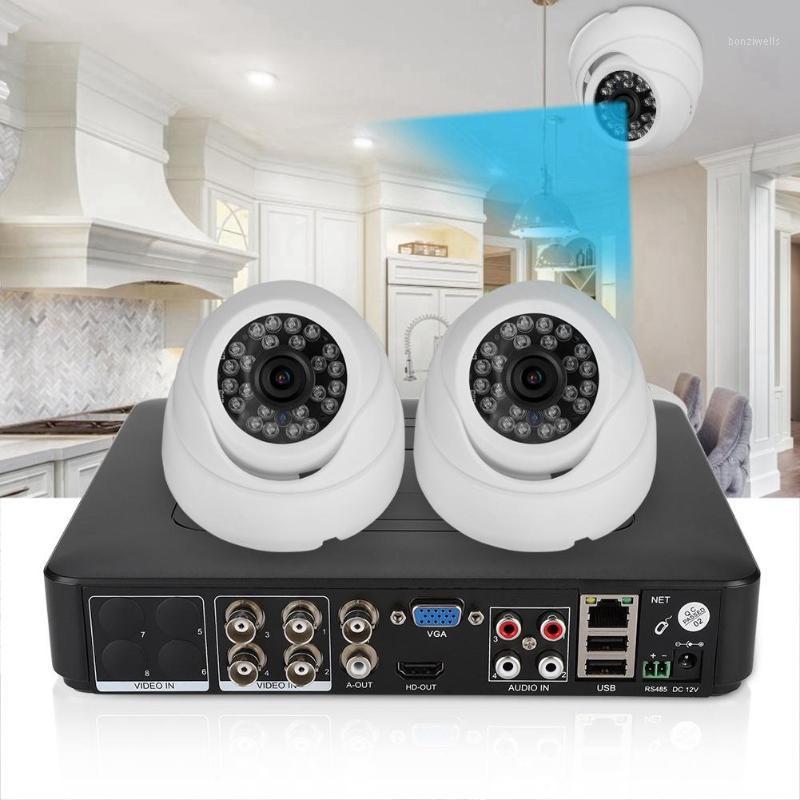 

2CH Coaxial AHD Surveillance Video Security Camera Kit HD 500W Pixels1