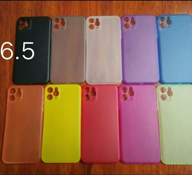 

0.3mm Ultra Thin Slim Matte Frosted Phone Case Full Coveraged Flexible PP Cover For iPhone 12 MINI 11 pro MAX X XS XR 8 7 Plus SE DHL, Rose red