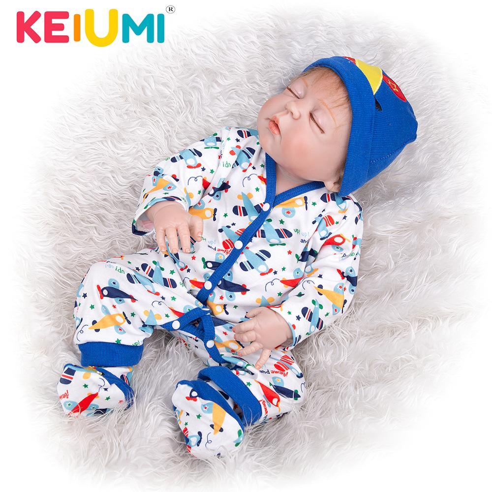 toddler baby sleeping realistic doll