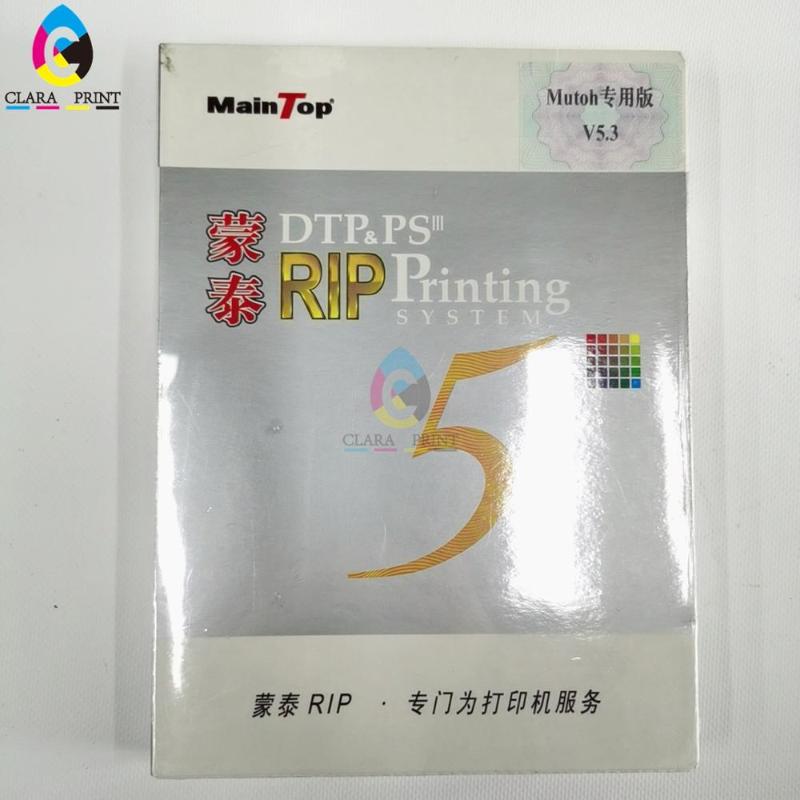 

riginal 5.3 version maintop rip software for 1.6 1.8 meters dx5/dx7/xp600 head eco printer