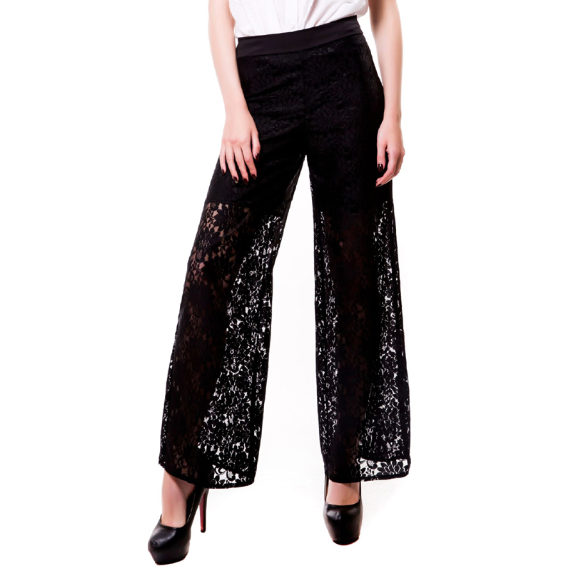 plus size lace palazzo pants