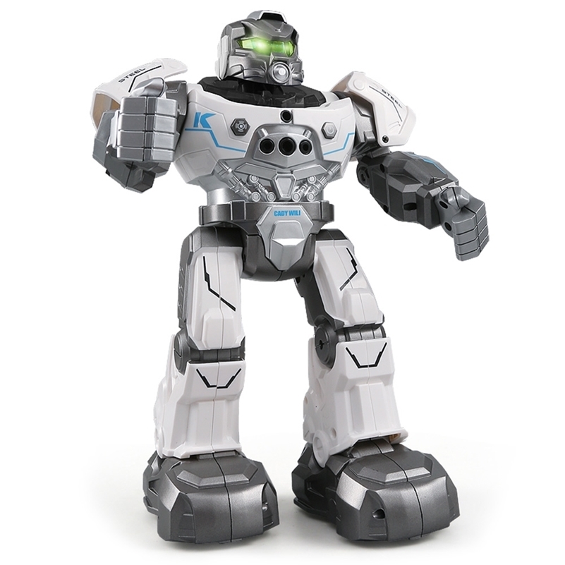 

JJRC R5 RC Robot Auto Follow Smartwatch Control Sing Dance Intelligent Programming 201211, R5 white