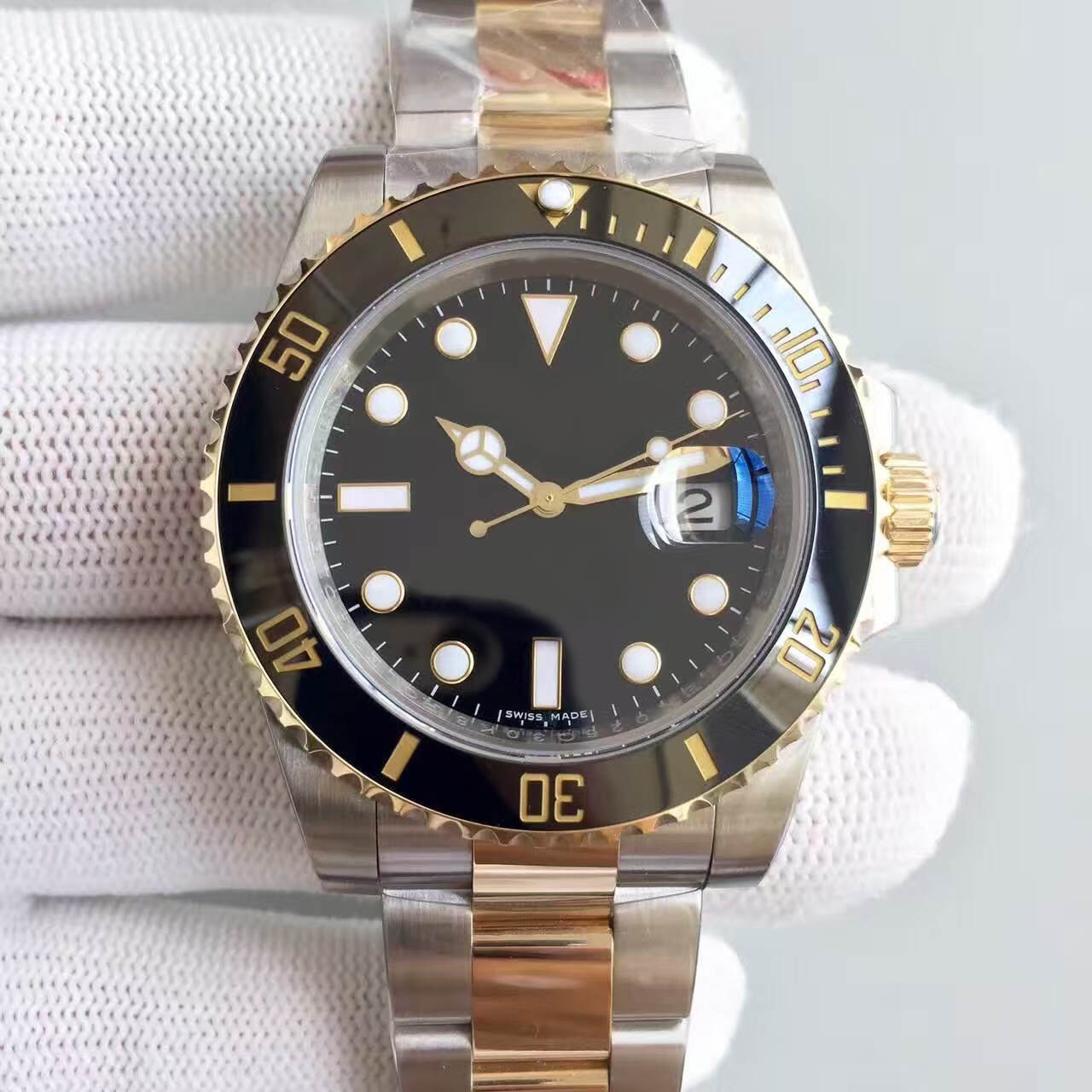

U1 Factory Hot Selling Men's Watch Top High Quality Automatic Mechanical 2813 Movement Watch Ceramic Bezel Stainless Steel 40mm, No watch