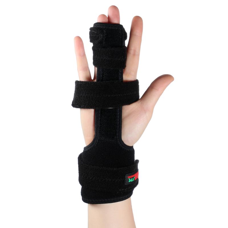 

1PCS Trigger Finger Splint Hand Finger Brace for Straighten Curved Pain Relief Stenosing Tenosynovitis with Adjustable Bandage, 1 pcs finger splint