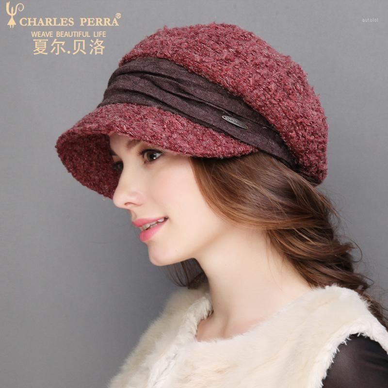 

Women Hats Autumn Winter Thermal Wool Hat Thicken Ear Protection Casual Fashion Caps Female Berets Headwear 72481, Red