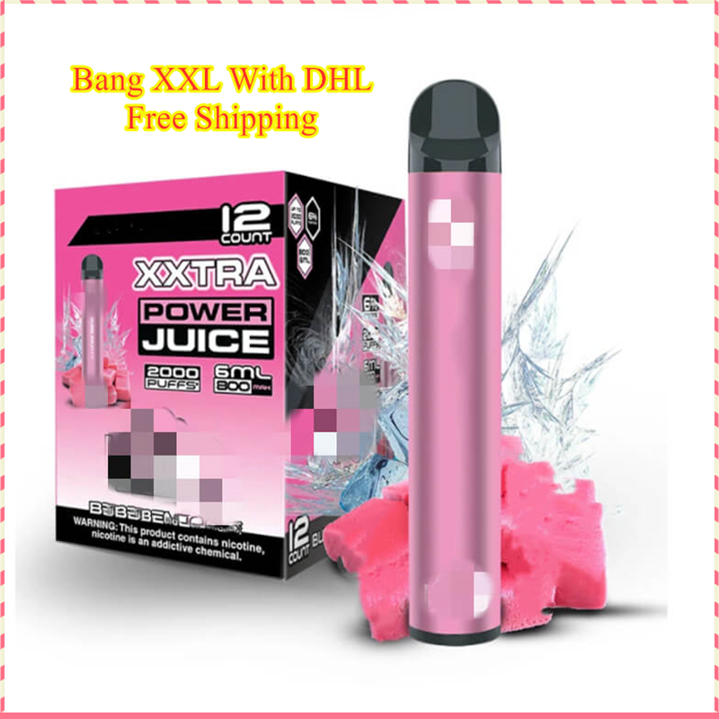 

Bang Xxl Disposable Vapes 6ML Disposable Vape Pen 2000 Puffs Various Colors Available VS Puff Bars Puff Plus Disposable Vape
