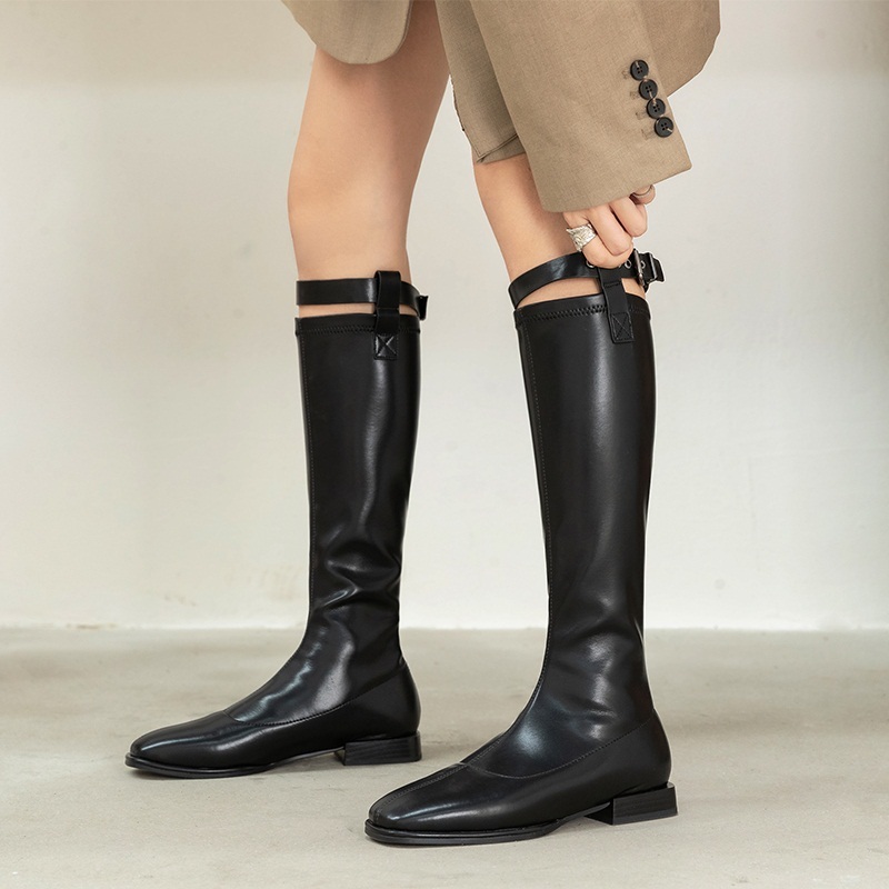 

2021 New Female Fashions Black Winter Boots and Women's Shoes Down to Knee, Knee 8z8v