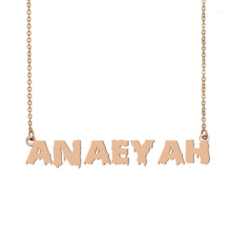 

Pendant Necklaces Anaeyah Name Necklace , Cool Bloody Art For Halloween And Santa's Day Jewelry Gift Kids Boys Girls1