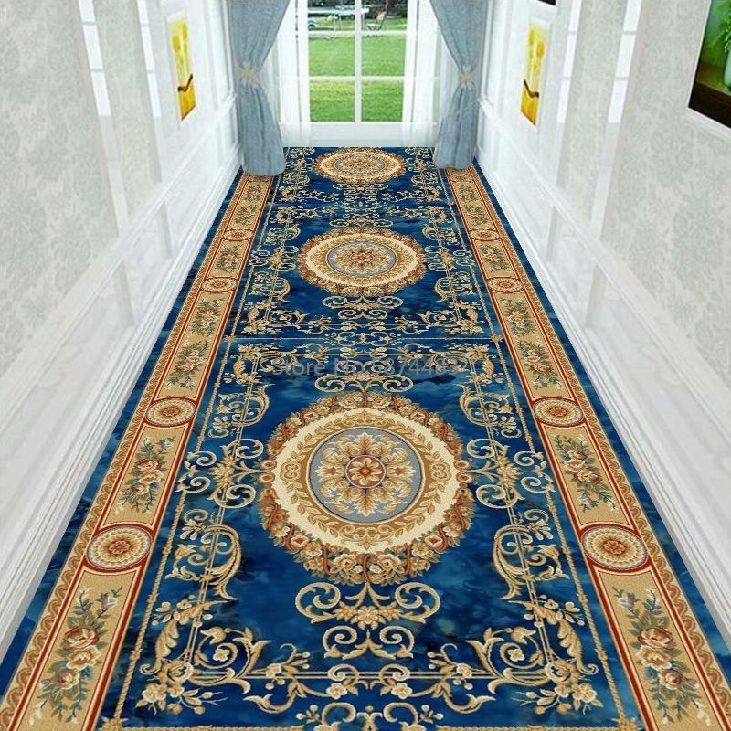 

Europe Long Hallway Rugs and Carpet Non-slip Stair Carpet Home Floor Runners Rugs Bedside Hotel Entrance/Corridor/Aisle Floor