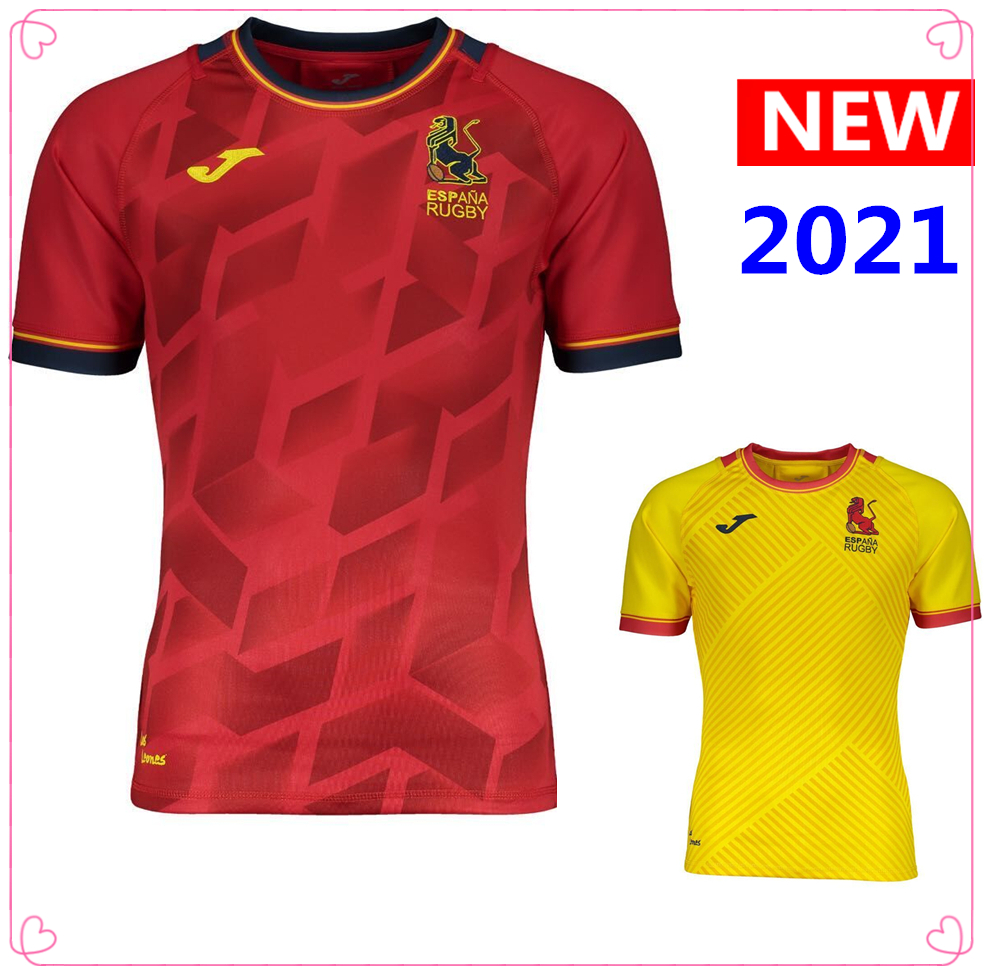 

Spain 2021 Home Rugby Shirt national team espana rugby Jerseys League shirt Spain union shirts size 4xl 5xl, Red
