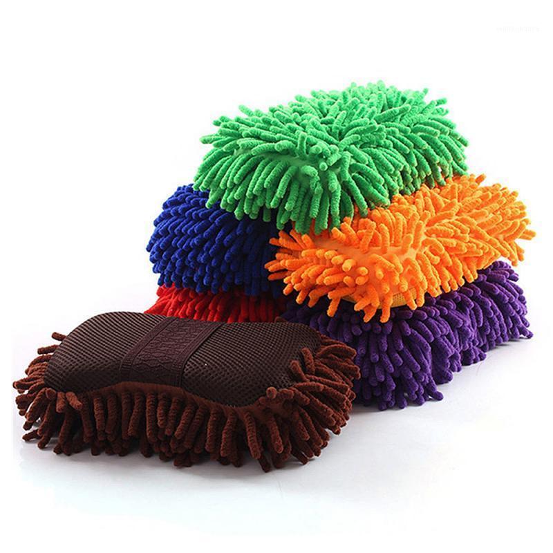 

Car Sponge 1pcs Ultrafine Fiber Wash Gloves Cleaning Washer Supplies Shaped Soft Tools Maintance
