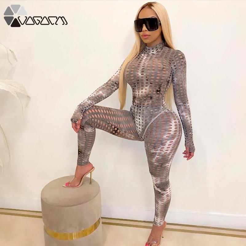 

2 Pcs/set Women Sports Suit Sexy Hollow Burnt Buttocks Long Sleeve High Neck Breathable Fitness Sports Gym Tracksuit Sportswear, Blue