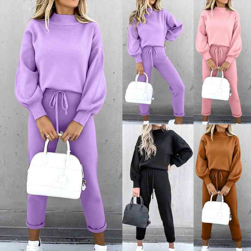 

Autumn Two Piece Set Tracksuit Women Velvet Oversized Sweatshirts Mujer Suit Female Casual Femme Suit, White