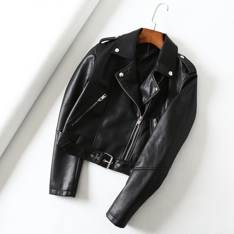 

New Autumn 2021 Women of the Female Plutonium Biker Leather Jacket Ladies PCAL, Red