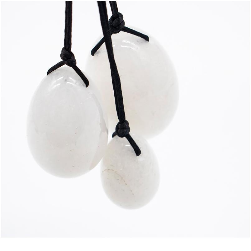

Quartz Yoni Egg Set Natural Jade Kegel Sphere Pelvic Floor Muscle Kegel Exercise Tightening Vaginal Ben Wa Ball Massa jllGnD