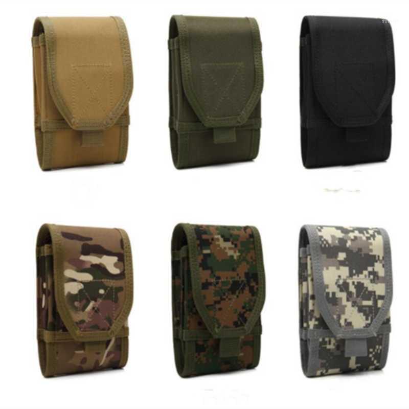 

New Fashion Large Screen Double Layer Mobile Phone Bag Multifunctional Fan Tactical Mobile Phone Pockets Wear Belt Bag1, Black