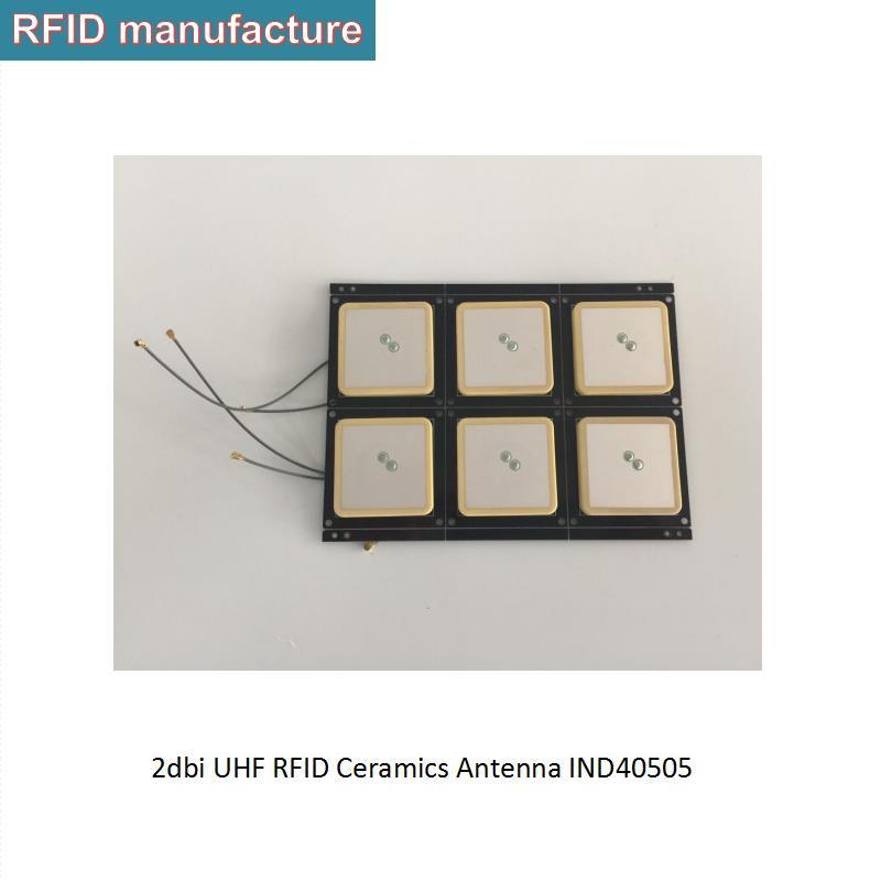 

5pcs 2dBi ceramic rfid antenna RHCP circular polarization work for uhf rfid tag rfi PR2000 reader module for asset management