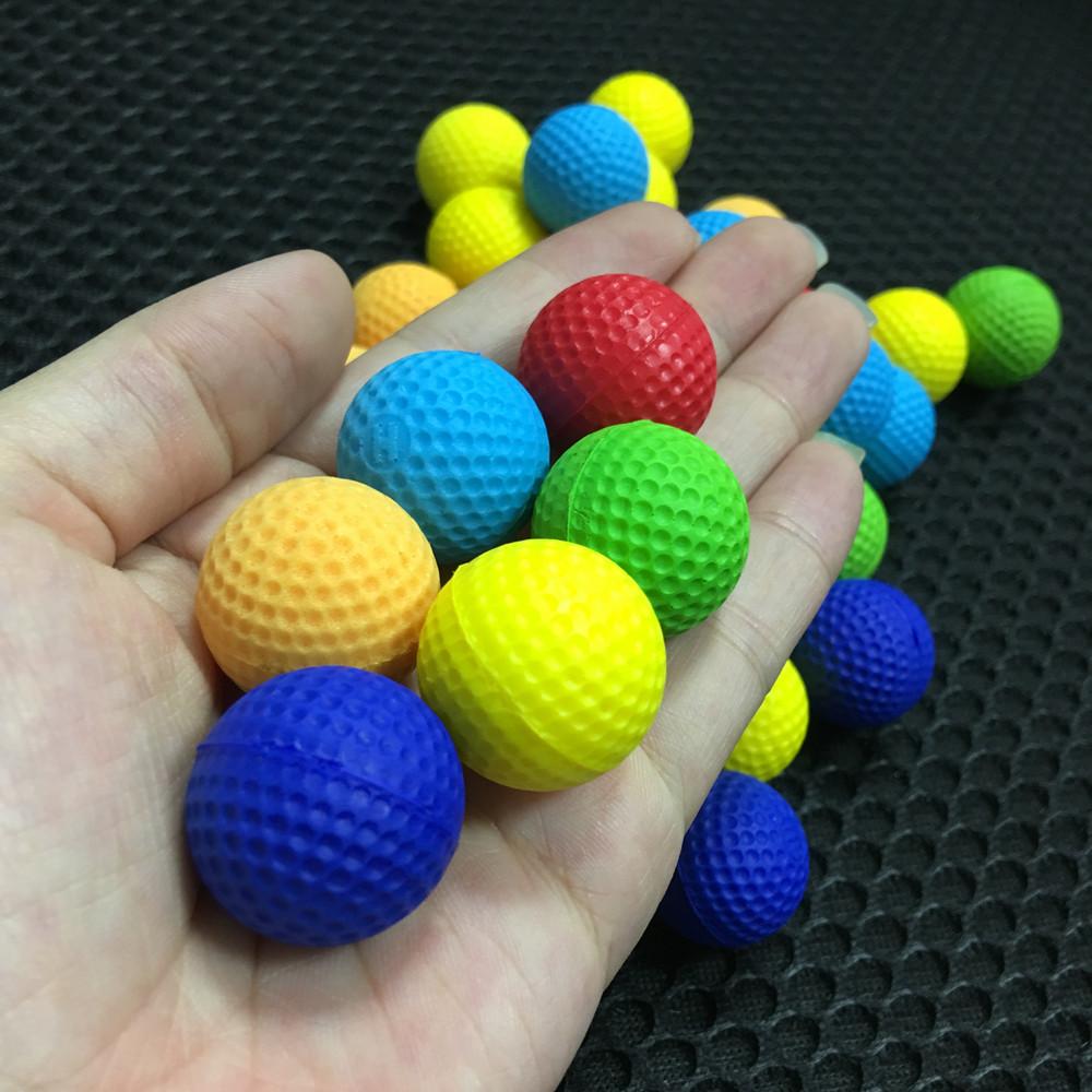 

100pcs Foam Ball Refill Bullets for Rival Nerf Toy Gun Outdoor Improving Practice PU Round Bullets for Boys Toy Gun Bullets FY9381