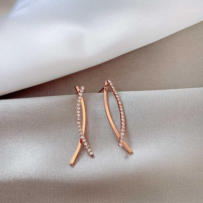 

Trendy Crystal Geometric Women Dangle Earrings Fashion Simple Geometric Eardrop Drop Earrings Jewelry1