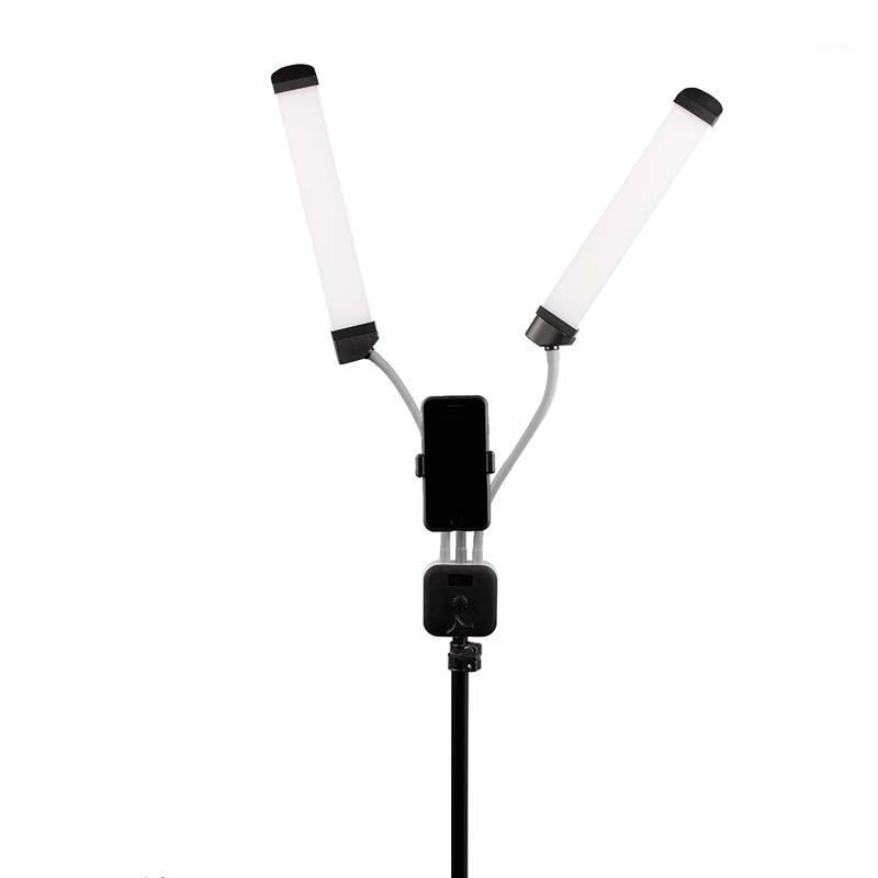 

Pixco 360° LED Light Double-Arm Fill Light, 40W 3000-6000K Photography Studio Kit Adjustable Light Suit for YouTube Makeup1