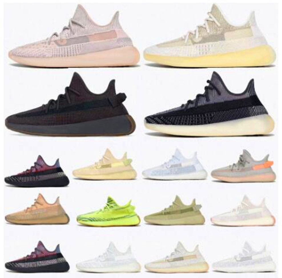 

2022 Fashion Ash Blue Pearl Stone running shoes Zebra Tail Light Asriel Cinder Earth Cloud White Clay Yecheil Static Reflec TQd YEEZIES BOOST, Black;brown