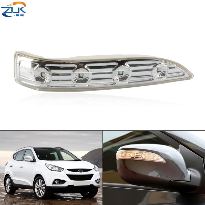 

ZUK LED Side Mirror Turn Signal Light for Tucson IX35 2009-2020 Car Door Mirror Indicator Wing Rearview Lamp, As pic