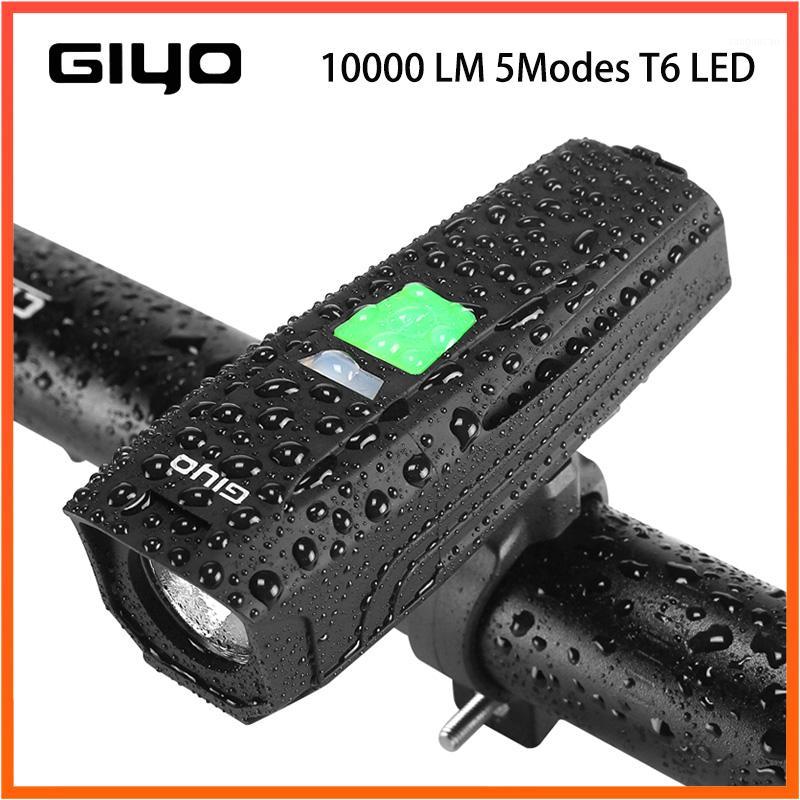

Bicycle Light 10000 LM 5Modes T6 LED Cycling Front USB Waterproof By 18650battery With Taillight1